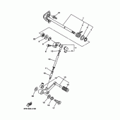 Схема вузла: Вал перемикання Yamaha TDM900