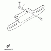 Схема вузла: Опція (ЗАДНІЙ ФОХАР; ДЛЯ ІТАЛІЇ) Yamaha XV535 Virago