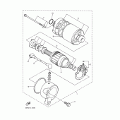 Схема вузла: Електричний стартер Yamaha XJ600 Diversion (S-TYPE)