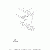 Схема вузла: Вал перемикання Yamaha TTR125 TT-R125