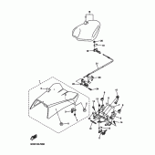 Схема вузла: Сидіння Yamaha FZ1 FZ1 FAZER (S-TYPE)