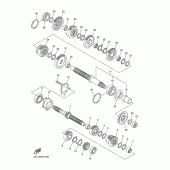 Схема вузла: Трансмісія Yamaha FZ1 FZ1 FAZER (S-TYPE)