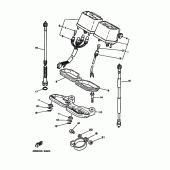 Схема узла: Панель приборов Yamaha XT350 XT350