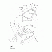 Схема вузла: Бічна кришка Yamaha YZF-R6/YZF600 R6 RaceBase