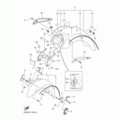 Схема узла: Крыло Yamaha XVS1300 V-Star Deluxe