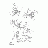 Схема узла: Support и repose pied Yamaha XJR1300