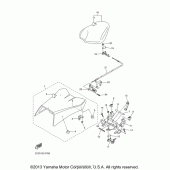 Схема вузла: Сидіння Yamaha FZ1 FZ1