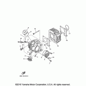Схема вузла: Головка циліндра Yamaha TTR110 TT-R110