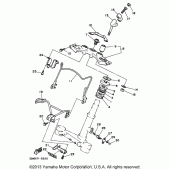 Схема узла: Рулевой механизм Yamaha XV250 Virago