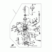 Схема вузла: Карбюратор Yamaha XV1700 Road Star