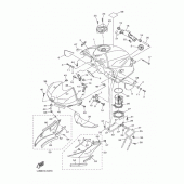 Схема узла: Топливный бак Yamaha YZF-R6/ YZF600 R6 RaceBase