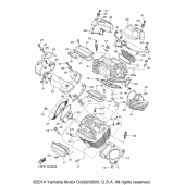 Схема узла: Головка цилиндра Yamaha XVS950 Bolt R-Spec
