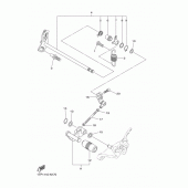 Схема вузла: Вал перемикання Yamaha XVS950 XV950 R-Spec