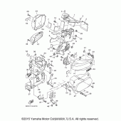 Схема узла: Боковая крышка Yamaha XVS1100 V-Star Classic