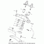Схема узла: Рулевой механизм Yamaha XVZ1300 Venture Royale