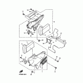 Схема узла: Боковая крышка Yamaha XJR1200