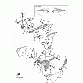Схема вузла: Cowling 3 Yamaha YZF-R1 R1