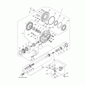 Схема вузла: Вал приводний та редуктор Yamaha XTZ1200 Super Tenere ES