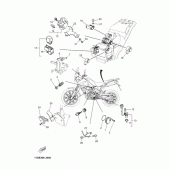 Схема вузла: Електроустаткування 2 Yamaha XT660 XT660Z Tenere