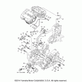 Схема узла: Масляный насос Yamaha XV1900 Raider