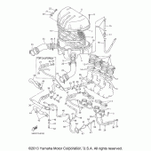 Схема вузла: Впускна система Yamaha YZF600R Thundercat