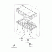 Схема вузла: Панель приладів Yamaha MT09/MTN850 MT-09 Tracer