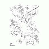 Схема вузла: Підножки і Підставка Yamaha XVS250 Drag Star