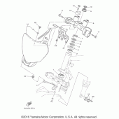 Схема вузла: Рульовий механізм Yamaha TTR230 TT-R230