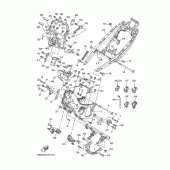 Схема узла: Рама Yamaha XP500 T-MAX