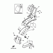 Схема узла: Крыло Yamaha XV1100 Virago