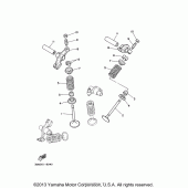 Схема узла: Клапан Yamaha XV250 V-Star