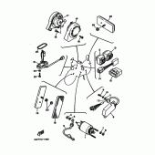 Схема вузла: Електроустаткування 2 Yamaha XV1100 Virago Special