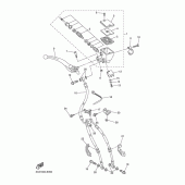 Схема вузла: Передній гальмівний циліндр Yamaha FZ1 FZ1 FAZER (S-TYPE)