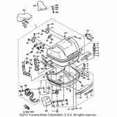 Схема узла: Travel bag Yamaha XVZ1300 Venture Royale