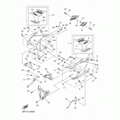 Схема узла: Облицовочные элементы 2 Yamaha XJ6 Diversion F