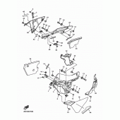 Схема узла: Cowling 3 Yamaha YZF-R1 R1M