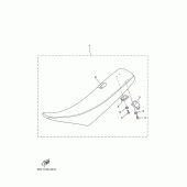 Схема узла: Сиденье Yamaha YZ250 YZ250