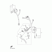 Схема узла: Пульт управления рулевой и Рычаг Yamaha FZ1 FZ1 FAZER (Naked)