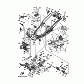 Схема узла: Рама Yamaha YP250 Grand Majesty