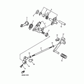 Схема вузла: Вал перемикання Yamaha XJ900 Diversion
