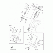 Схема вузла: Рульовий механізм Yamaha XVS400 Drag Star Classic