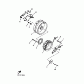 Схема узла: Генератор Yamaha XVZ1300 Royal Star Venture S