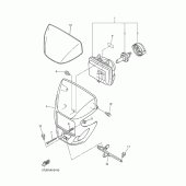 Схема узла: Фара Yamaha WR250 WR250F