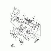 Схема вузла: Облицовочные елементи 1 Yamaha XJ600 Diversion (S-TYPE)
