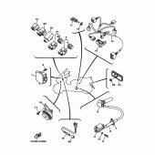 Схема узла: Электрооборудование 2 Yamaha YP250 Grand Majesty