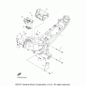 Схема вузла: Рама Yamaha FZ6 FZ6R