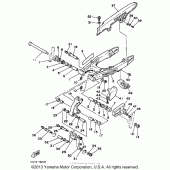 Схема узла: Swing arm Yamaha XT350 XT350