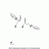 Схема вузла: Поворотники Yamaha YZF-R1 R1S Limited Edition