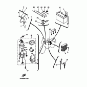 Схема вузла: Електроустаткування 1 Yamaha XT660 XT660R