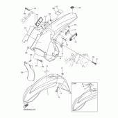 Схема узла: Крыло Yamaha WR450F